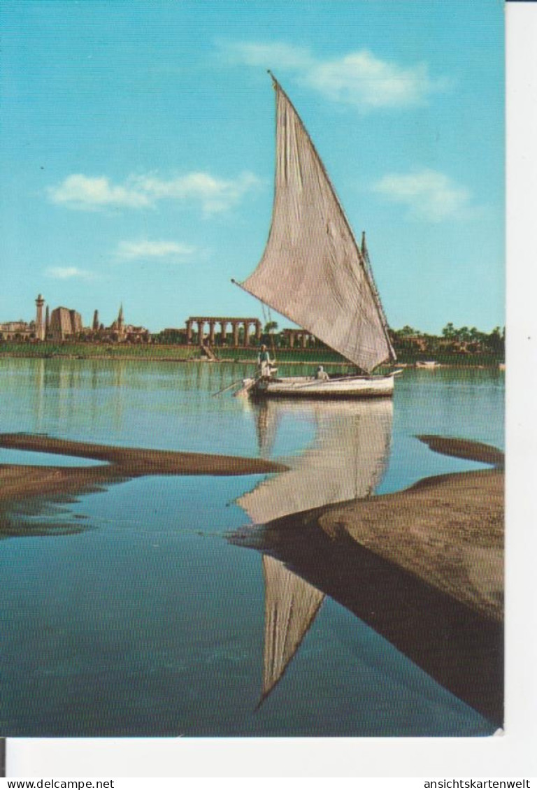 Ägypten: Luxor - Temple And River Nile Ngl #223.691 - Ohne Zuordnung