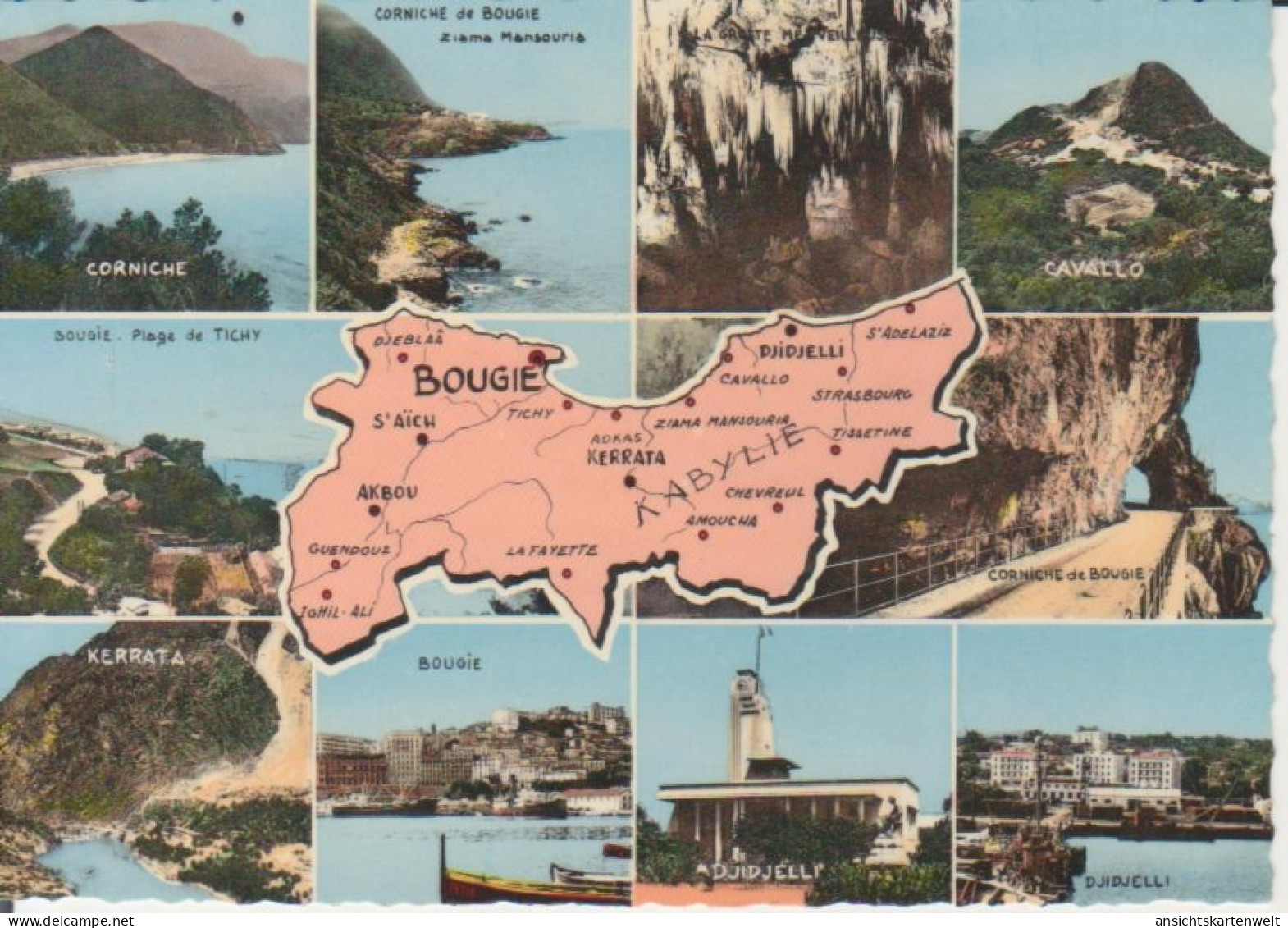 Algerien: Bougie Mehrbildkarte Ngl #223.537 - Non Classés