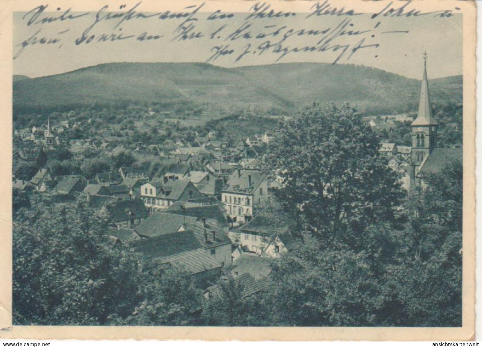 Bad Niederbronn Im Elsaß Gesamtansicht Gl1944 #222.512 - Elsass