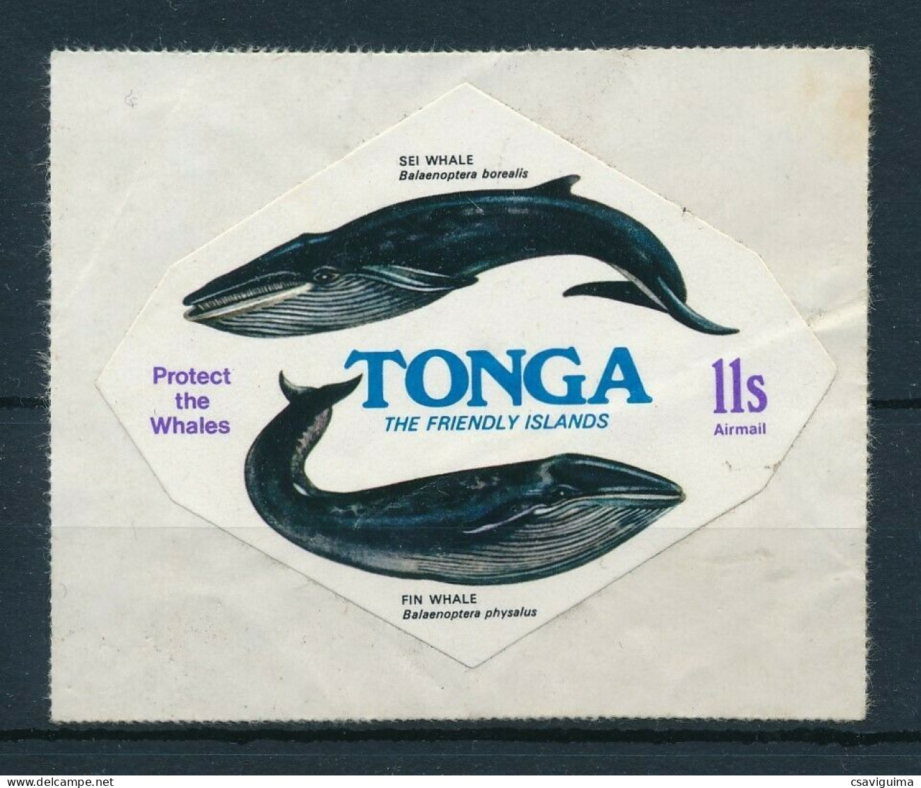 Tonga - 1977 - Whale - Yv Ae 219 - Baleines