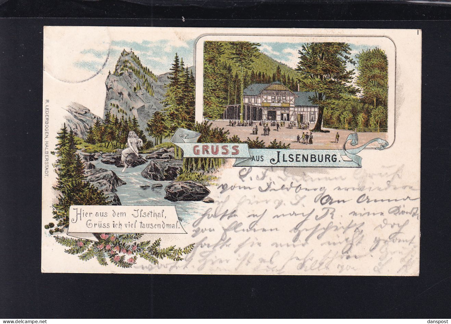 Dt. Reich Litho Ilsenburg 1898 - Ilsenburg