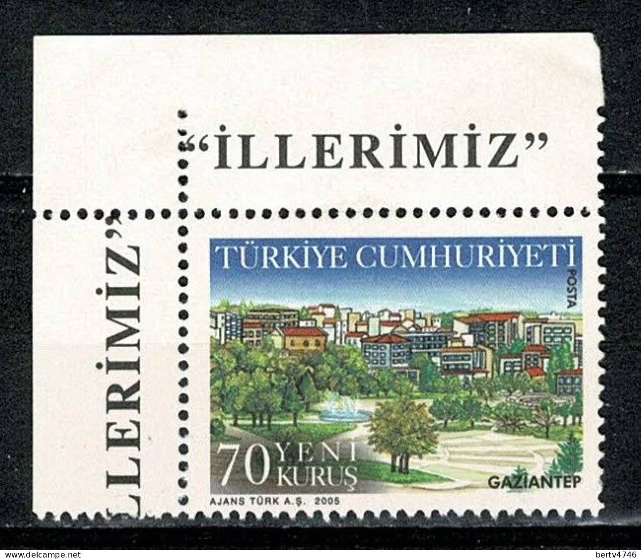 Turkiye 2005 Yv. 3199** MNH Gaziantep - Nuovi