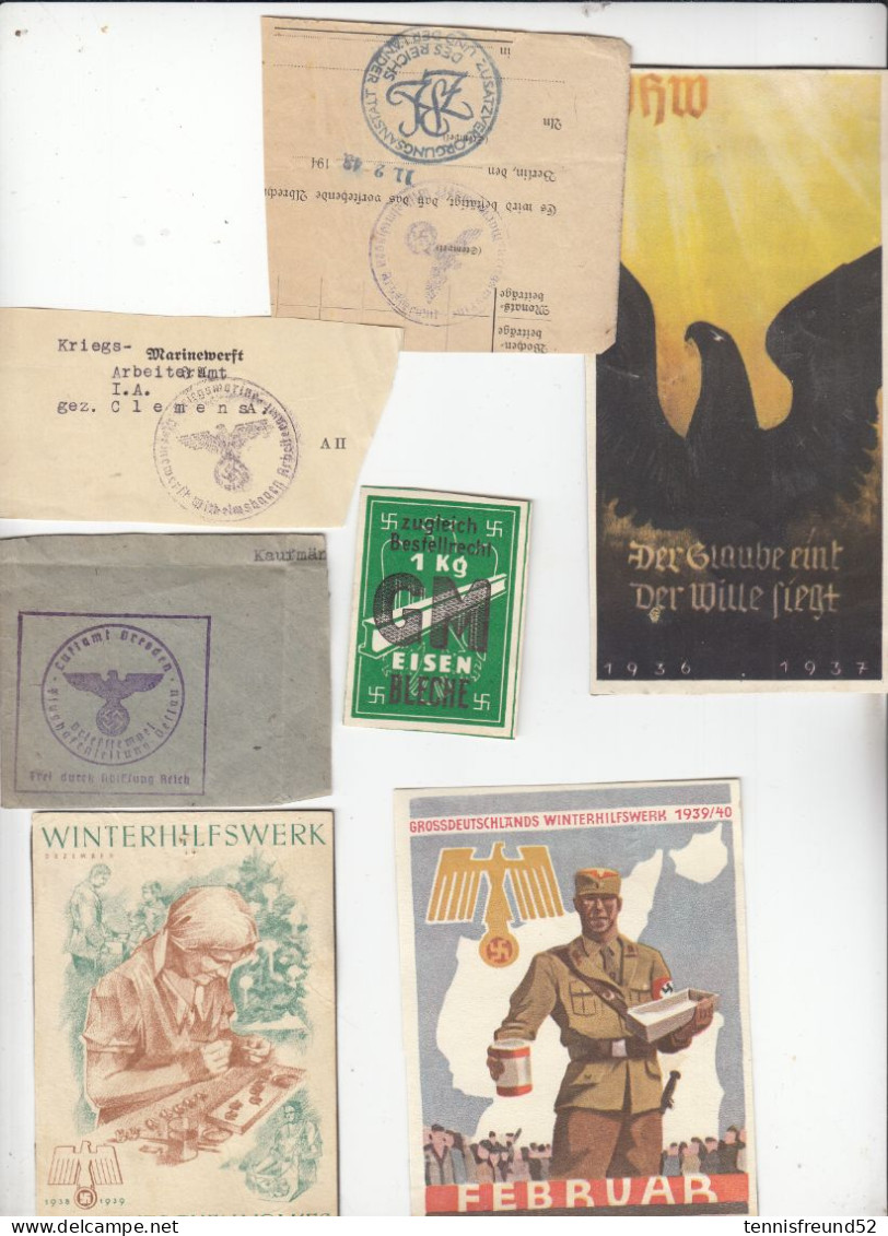 Deutsches Reich Viele Interessante Belege - Collections