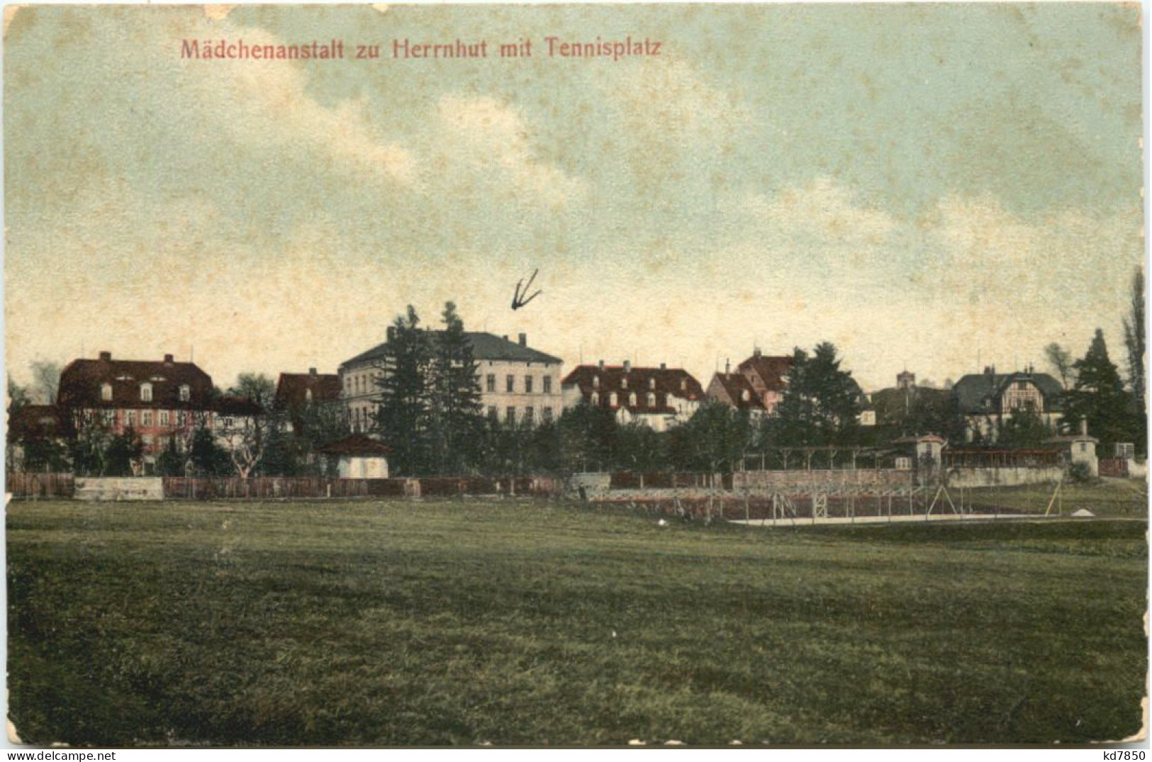 Herrnhut In Sachsen - Mädchenanstalt Mit Tennisplatz - Herrnhut