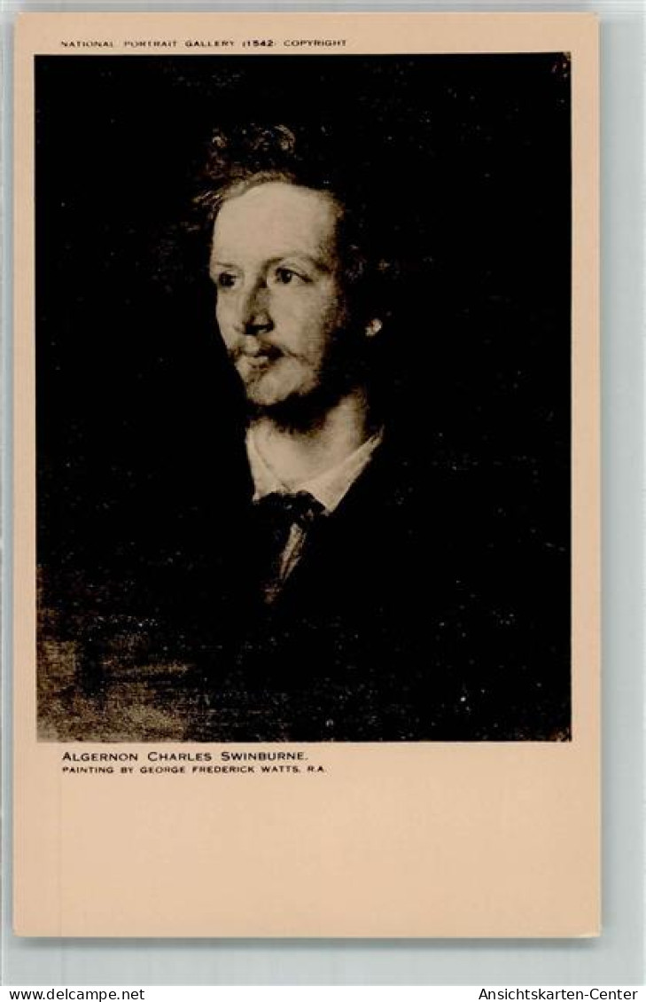 39148703 - Algeron Charles Swinburne Gemaelde Von George F. Watts - National Portraet Gallery 1542 AK - Schriftsteller