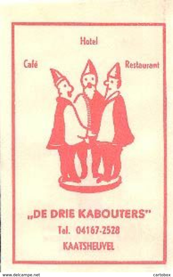 Kaatsheuvel, Hotel Café Restaurant De Drie Kabouters  (suikerzakje) - Sugars