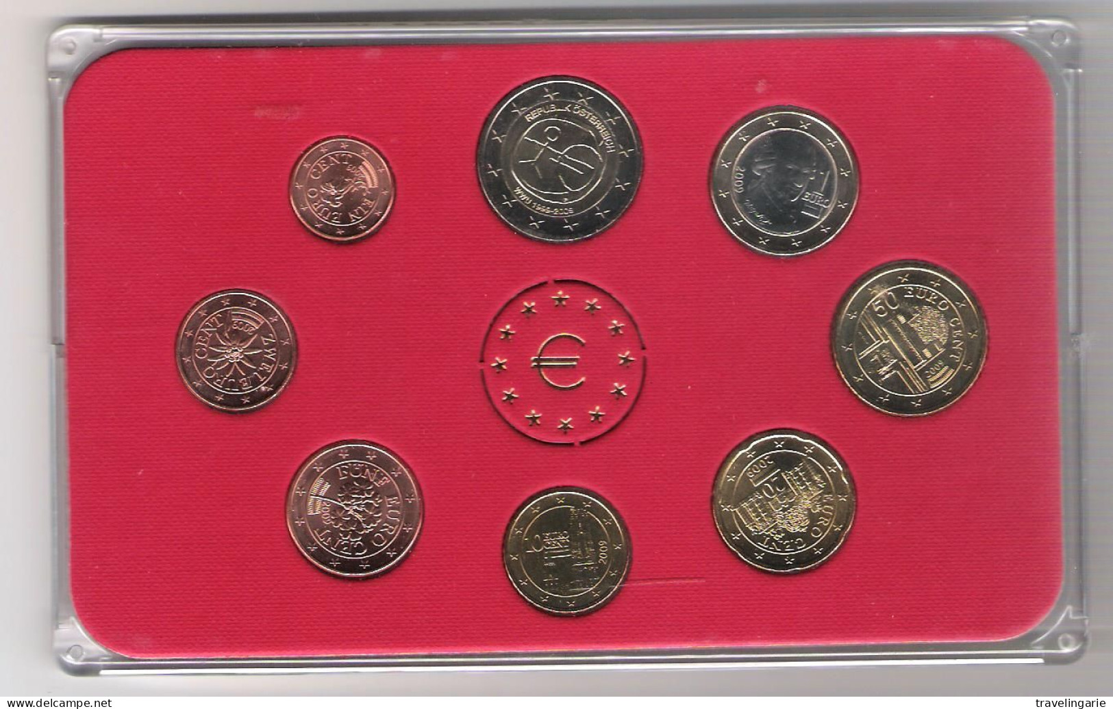 Austria 2009 Blister Met Euro Set LN-G64 BU/UNC - Austria