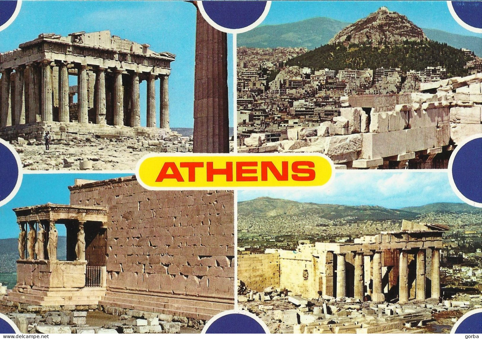 *CPM - GRECE - ATHENES - L'Acropole - Multivue - Greece