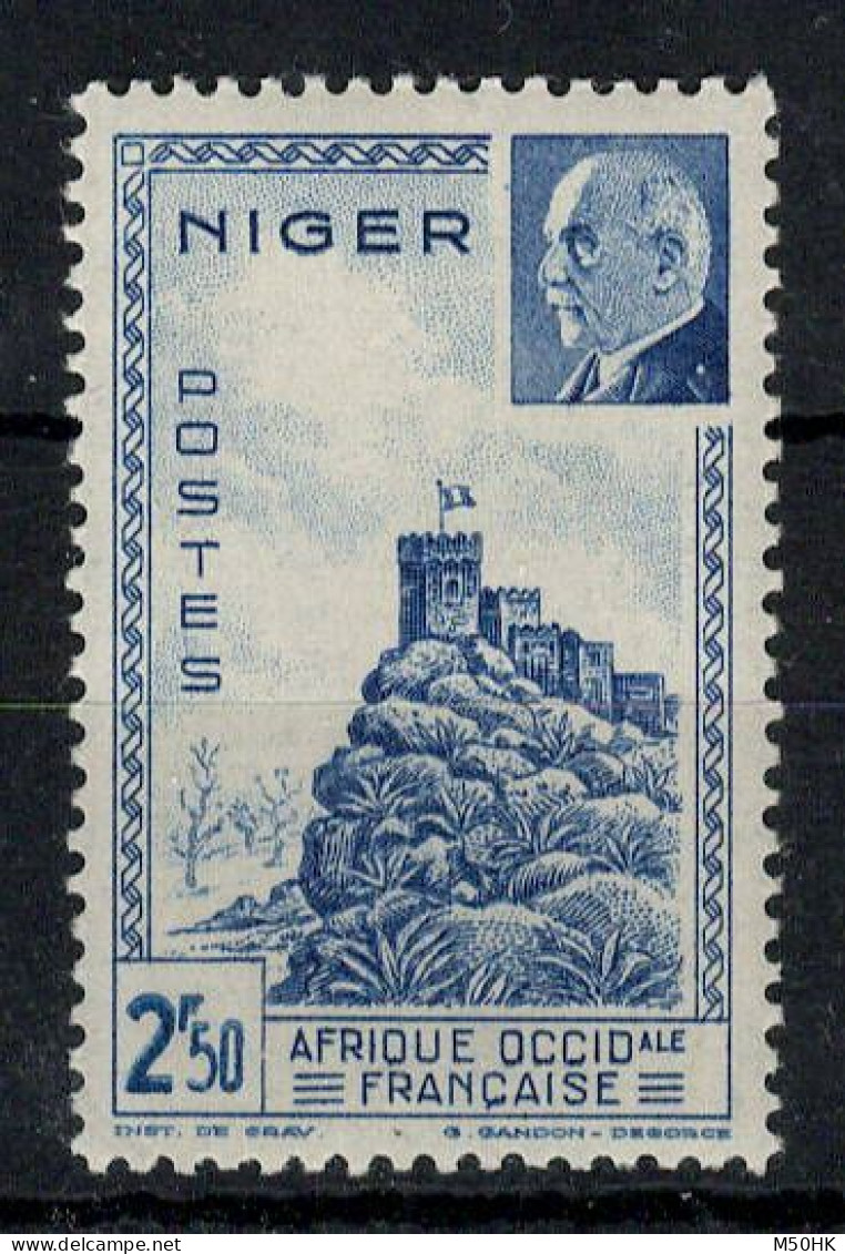 Niger - Variété - Chiffre Recto Verso Sur YV 94 N** MNH Luxe , Maréchal - Nuevos