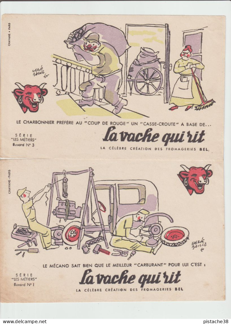 LA VACHE QUI RIT, Série Des Métiers (3) - Série Des Découvertes (4) - Série Le Cirque (2) - Voir Très Bon état - Dairy