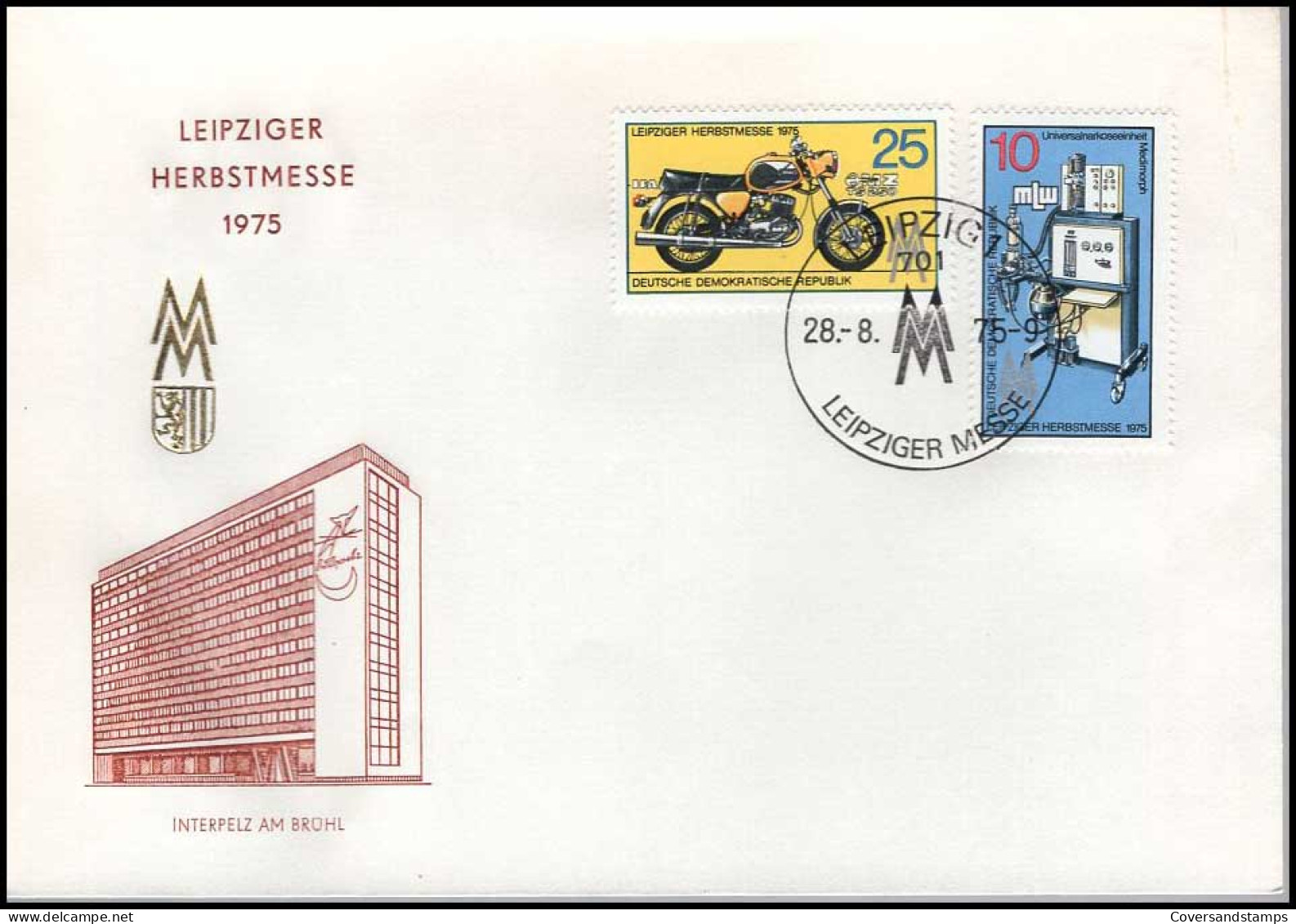 FDC - Leipziger Herbstmesse 1975 - Other & Unclassified