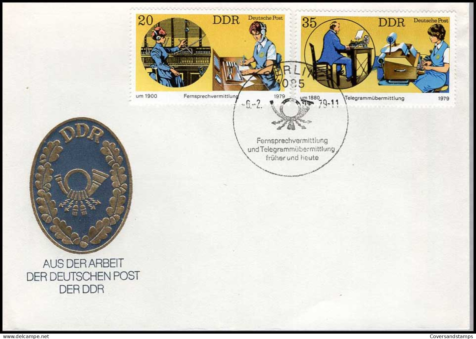 FDC - Aus Der Arbeit Der Deutschen Post Der DDR - Otros & Sin Clasificación