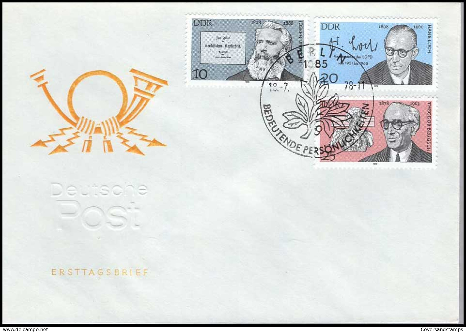 FDC - Bedeutende Persönlichkeiten - Other & Unclassified