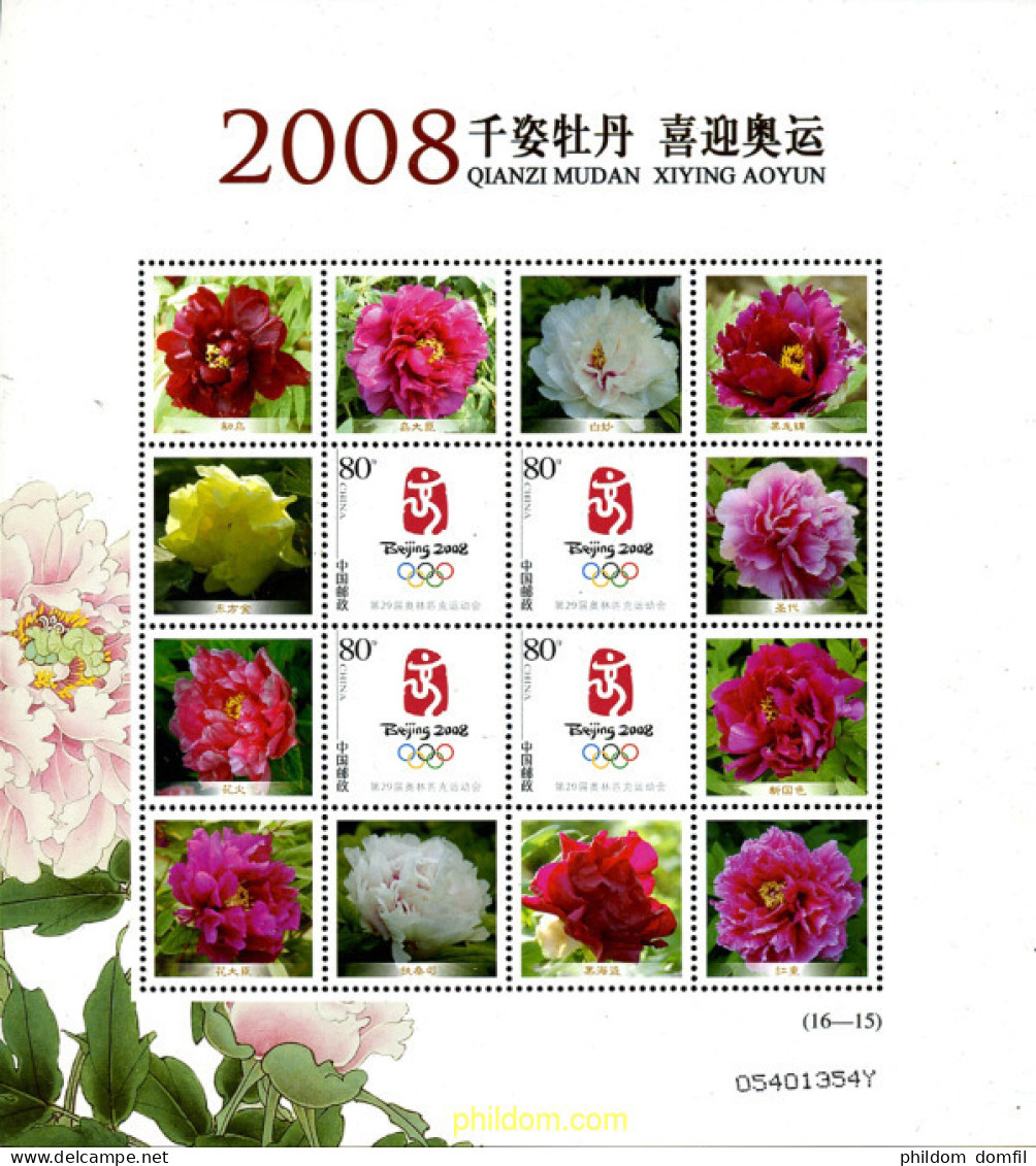 311061 MNH CHINA. República Popular 2008 29 JUEGOS OLIMPICOS VERANO PEKÍN 2008 - Neufs