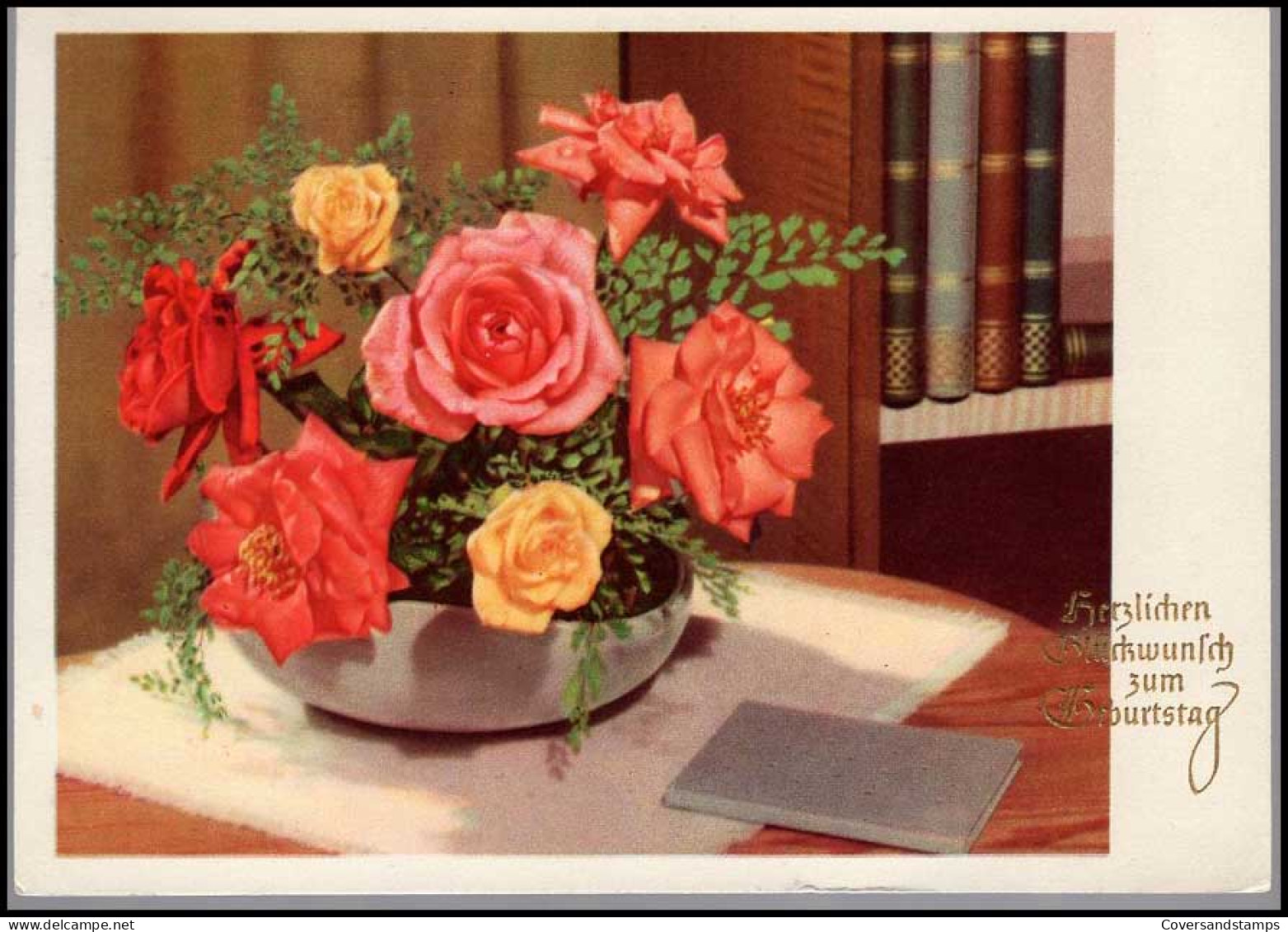 Postkarte - 'Herzlichen Glückwunsch Zum Geburtstag' - Covers & Documents