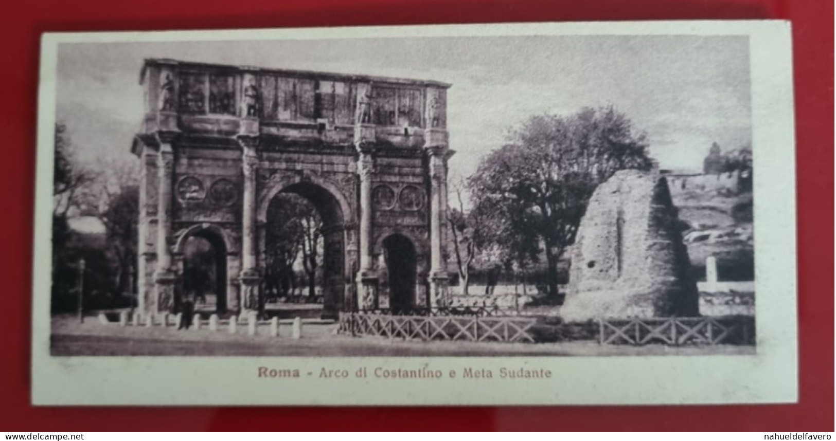 Carta Postale Non Circulée - 14 Cm X 7 Cm - ITALIA - ROMA - ARCO DI CONSTANTINO E META SUDANTE - Piazze