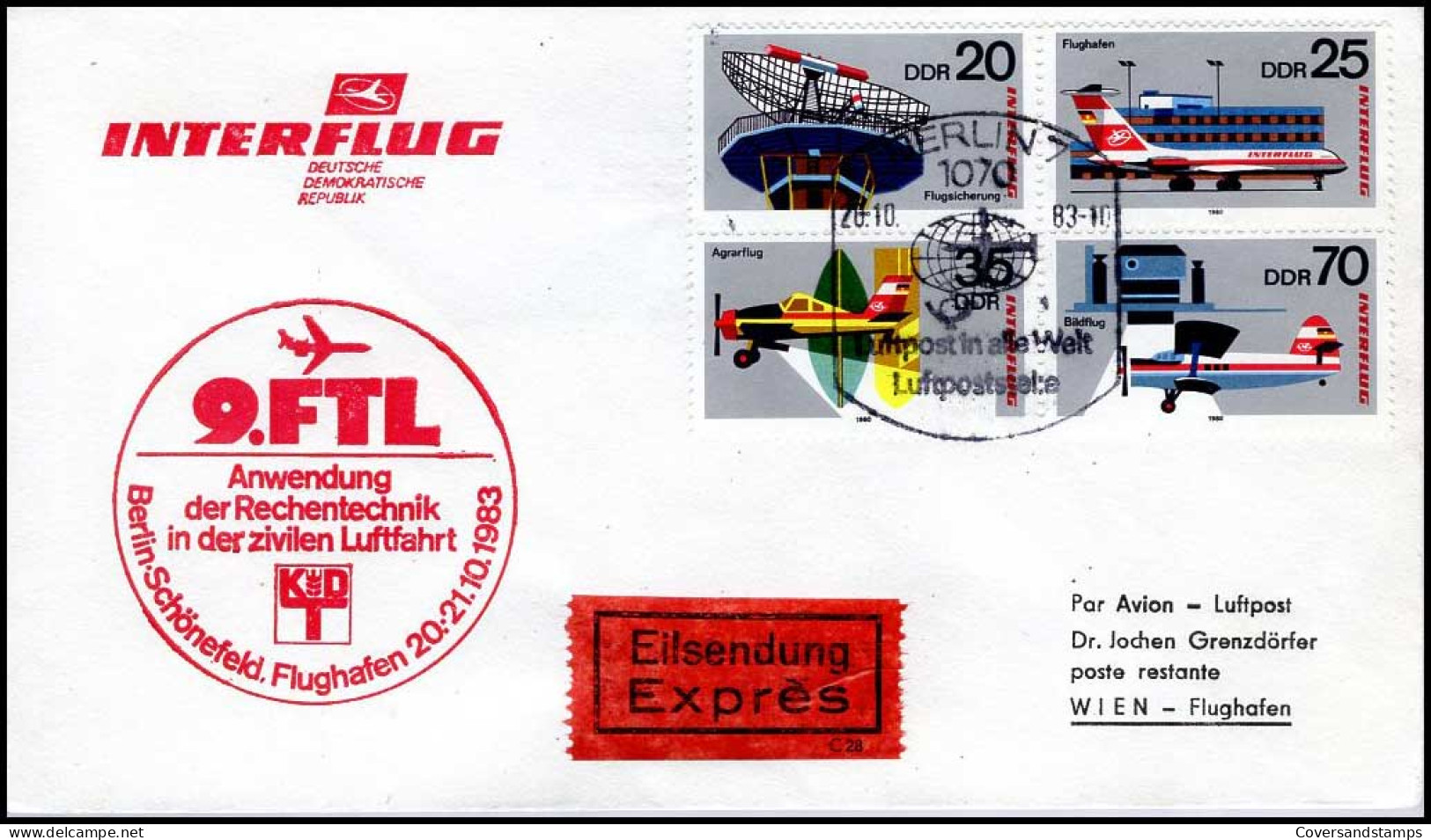 Interflug Deutsche Demokratische Republik - 9. FTL, Anwendung Der Rechentechnik In Der Zivilen Luftfahrt - Avions