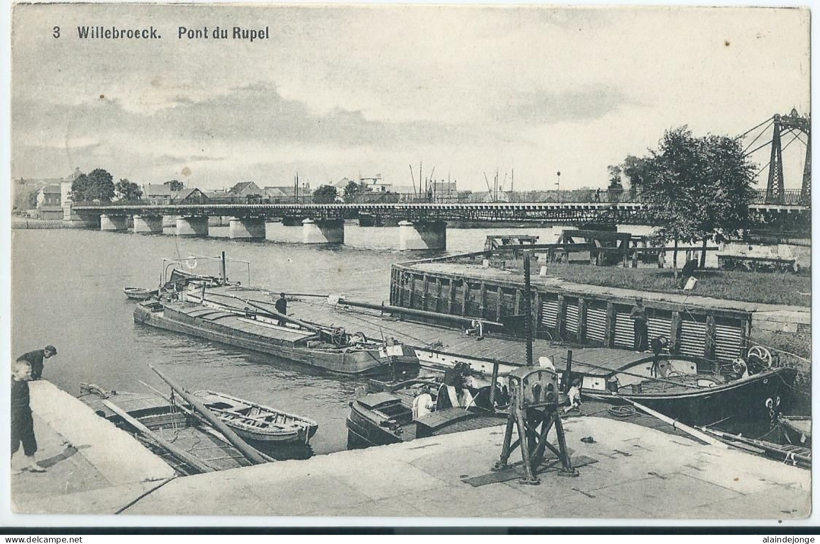 Willebroek - Willebroeck - Pont Du Rupel - 1910 - Willebroek