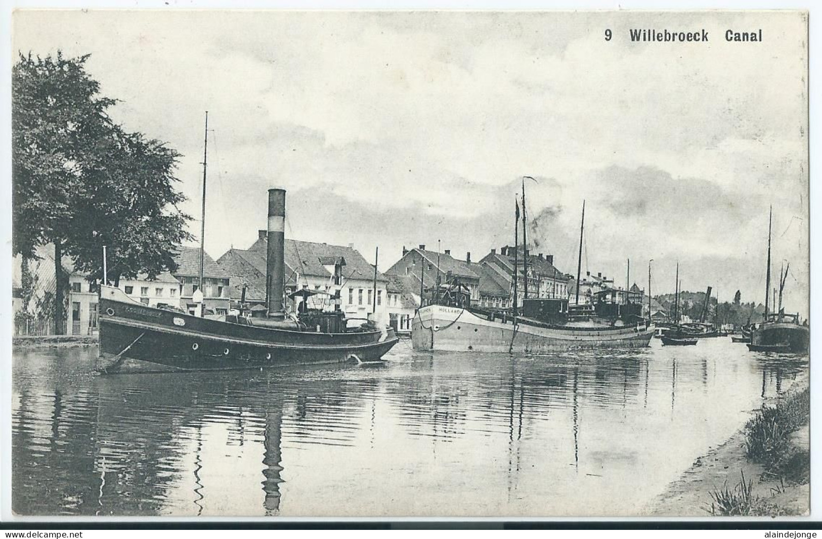 Willebroek - Willebroeck - Canal - 1908 - Willebrök