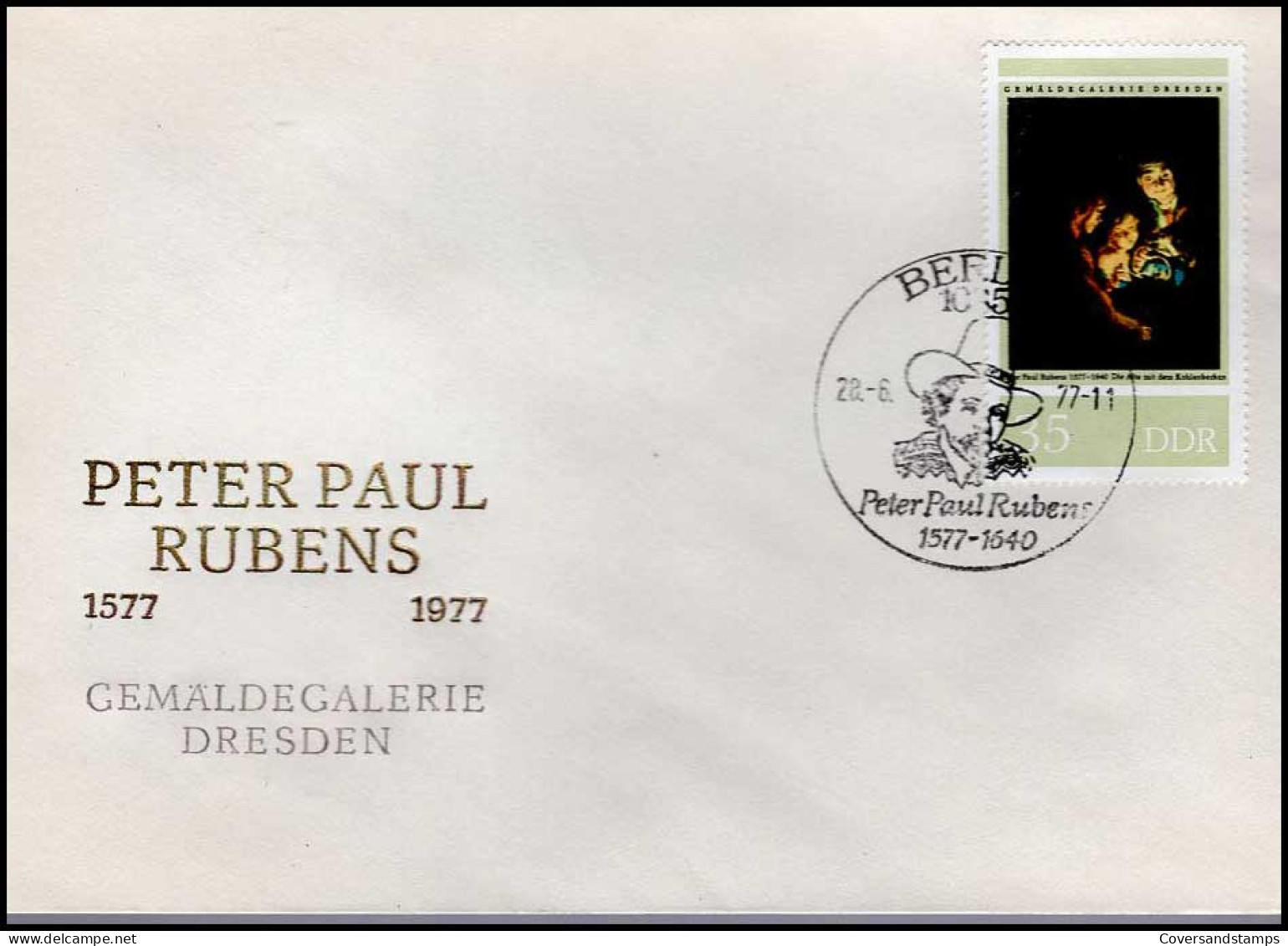 FDC - Pieter Paul Rubens, Gemäldegalerie Dresden - Otros & Sin Clasificación