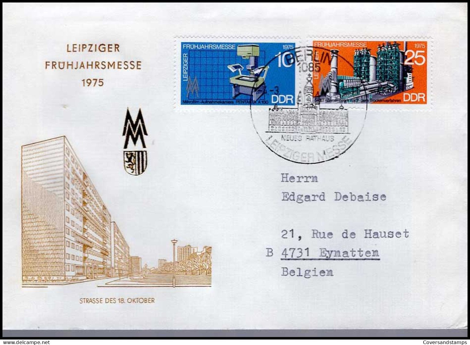 FDC - Leipziger Frühjahrsmesse 1975 - Other & Unclassified
