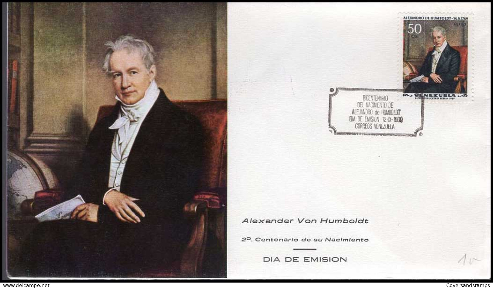 FDC - Alexander Von Humboldt - Venezuela