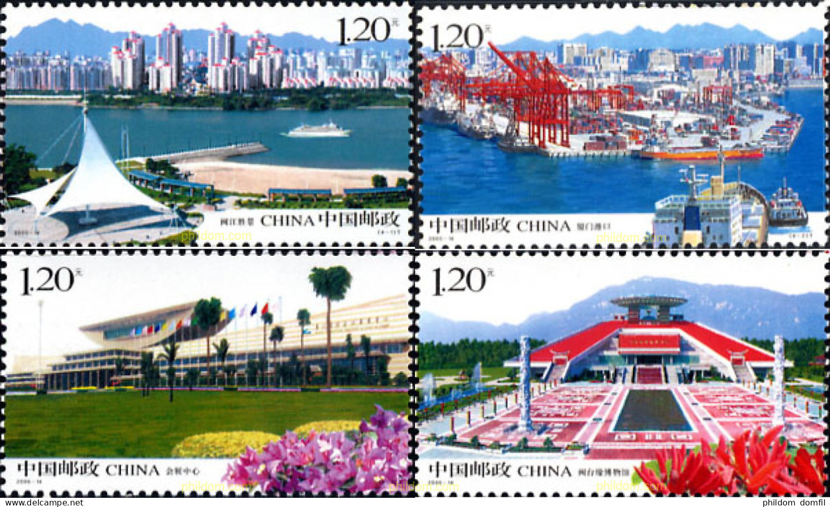 216833 MNH CHINA. República Popular 2008 AREAS INDUSTRIALES EN TAIWAN - Neufs