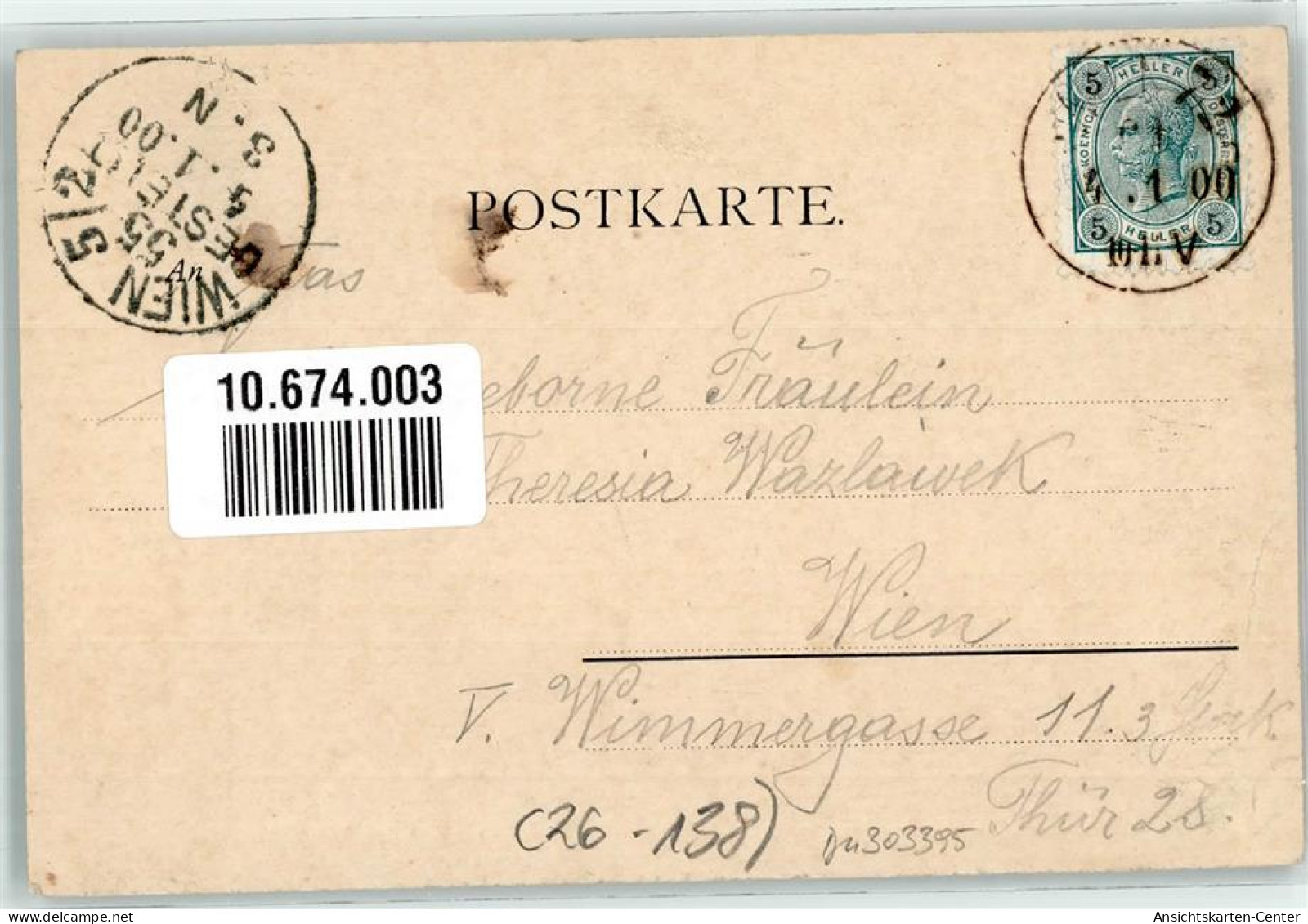 10674003 - Amor Eisenbahn , Der Blinde Passagier Verlag Ackermann Nr. 722 - Doubek, F.