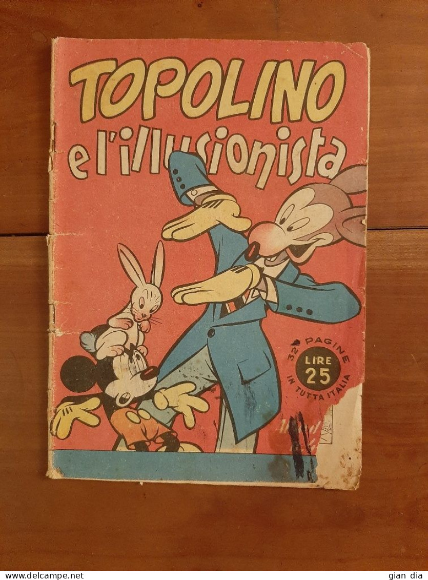 ALBI D’ORO TOPOLINO Ed.Mondadori: Numero 47 Del 24.3.47. NON RISTAMPA. - Disney