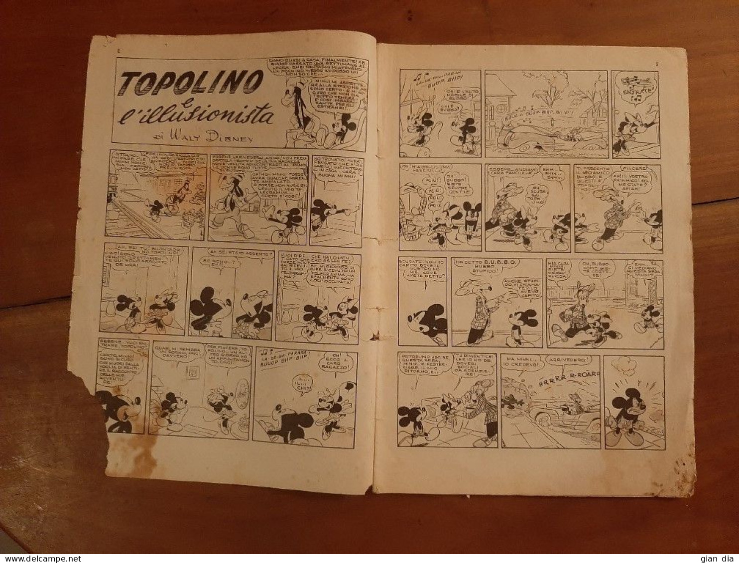 ALBI D’ORO TOPOLINO Ed.Mondadori: Numero 47 Del 24.3.47. NON RISTAMPA. - Disney