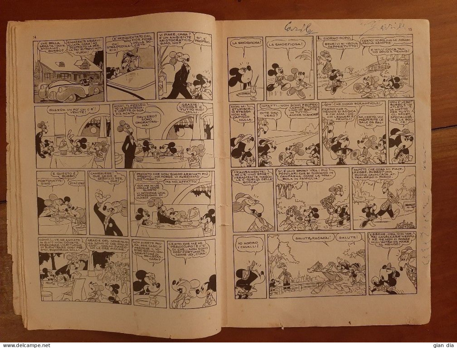 ALBI D’ORO TOPOLINO Ed.Mondadori: Numero 47 del 24.3.47. NON RISTAMPA.