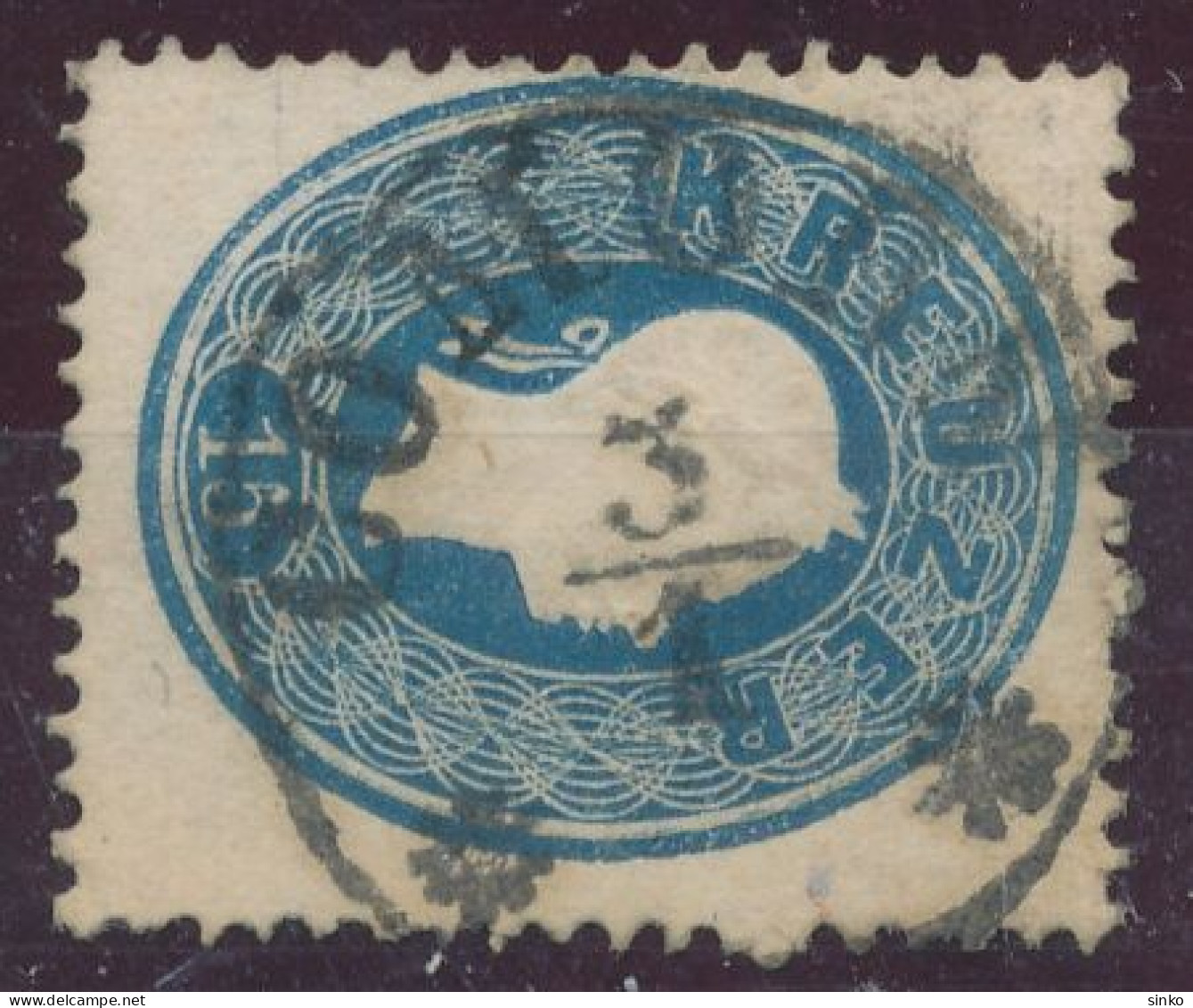 1861. Typography With Embossed Printing 15kr, COMORN - ...-1867 Prephilately