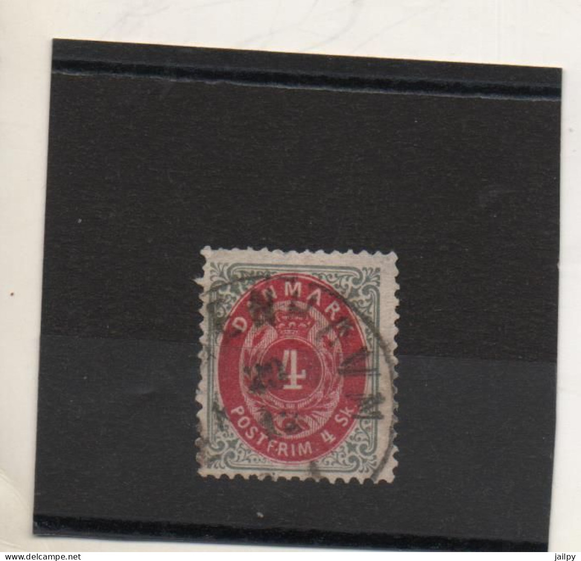 DANEMARK      4 Sk.     Y&T:18  Oblitéré - Used Stamps