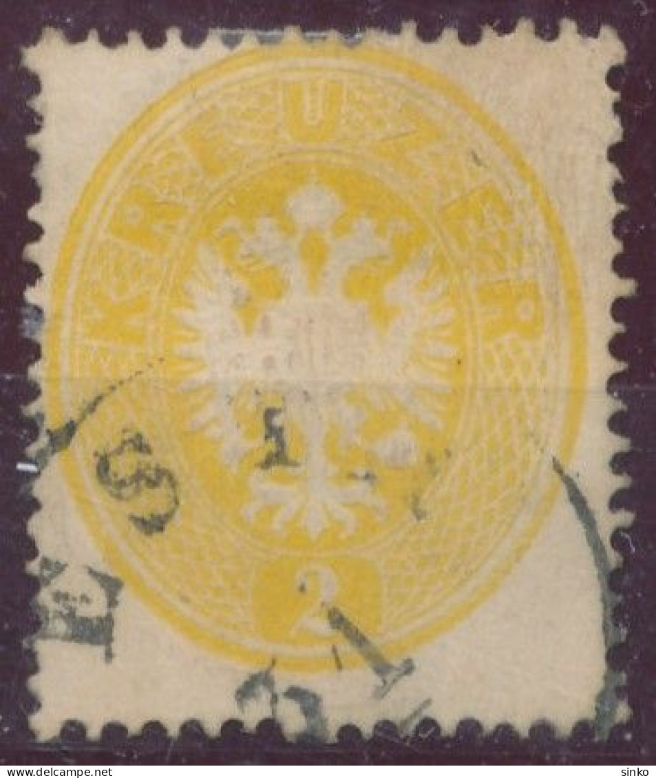 1863. Typography With Embossed Printing 2kr, PESTH - ...-1867 Prephilately