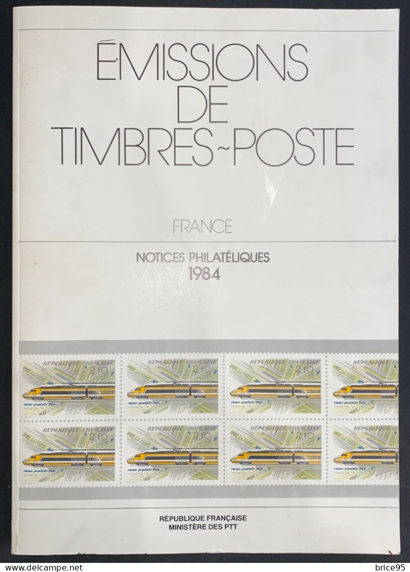France - Document Philatélique - Émissions De Timbres - 1984 - Documents De La Poste
