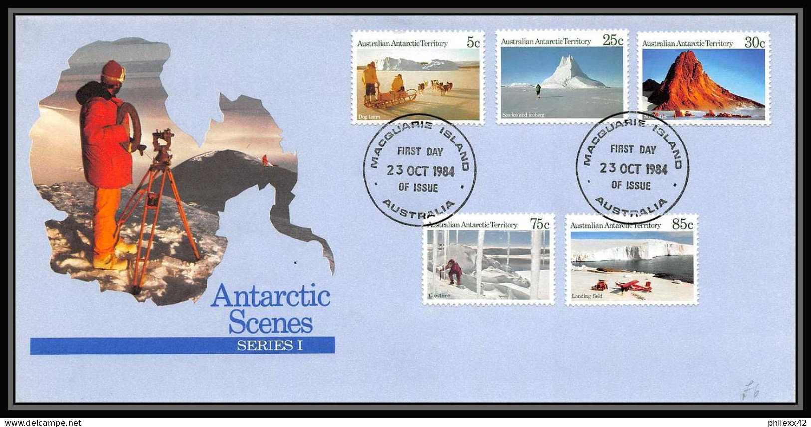0978 Antarctic Polar Antarctica Australian Antarctic Territory Lettre (cover) Scenes 1984  - Lettres & Documents