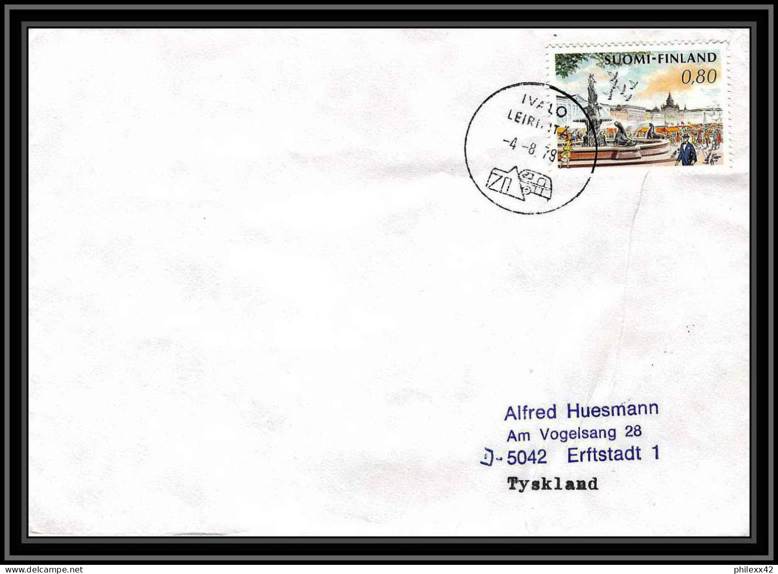 0924 Skandinavien Arktis Lettre (cover) Finlande (Finland Suomi) Antarctic 1979 - Brieven En Documenten