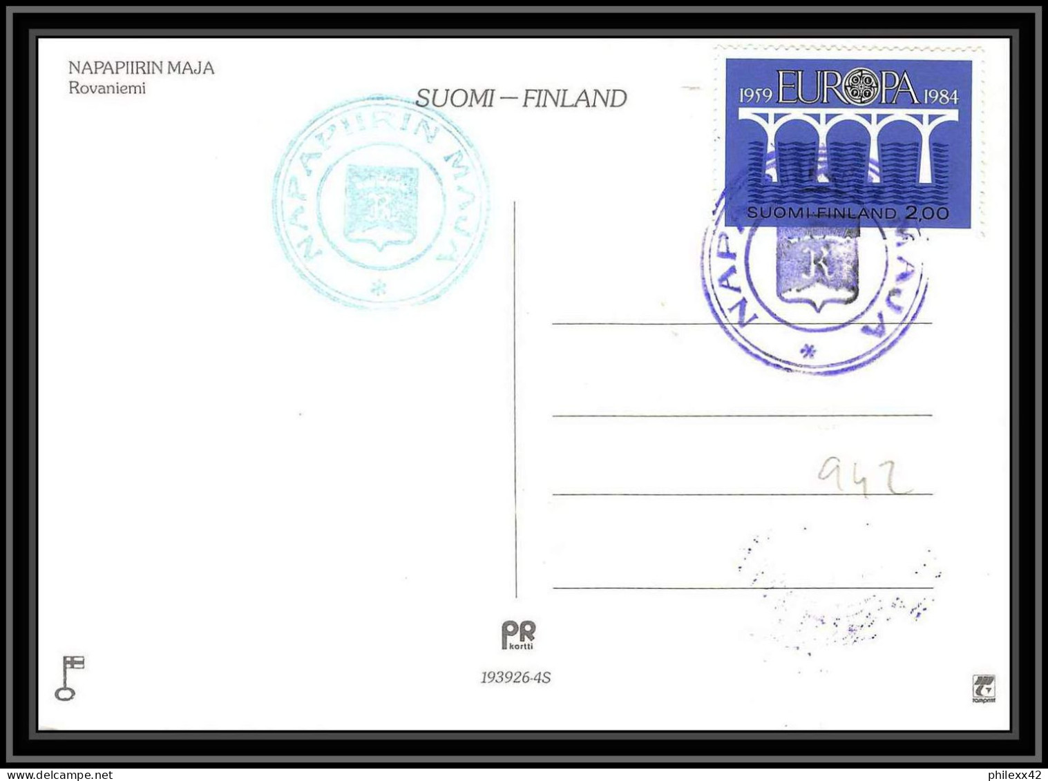 0942 Skandinavien Arktis Lettre (cover) Finlande (Finland Suomi) Antarctic  - Brieven En Documenten