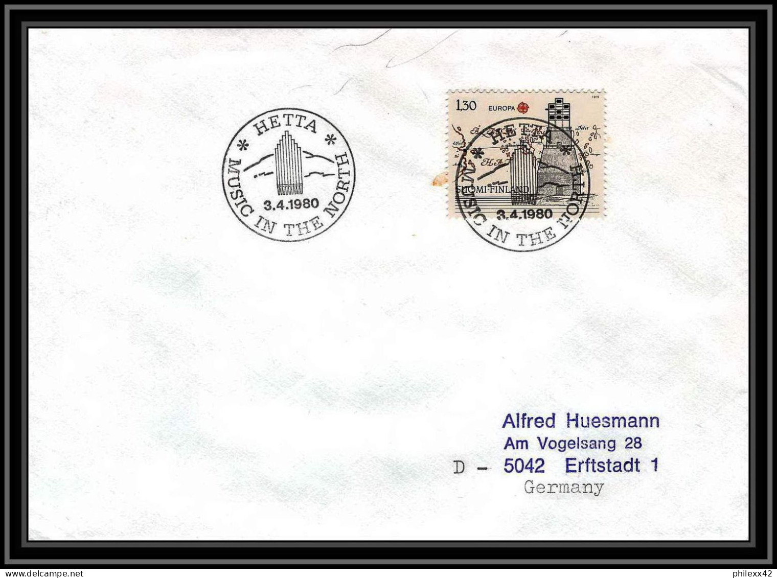 0920 Skandinavien Arktis Lettre (cover) Finlande (Finland Suomi) Antarctic 1980 - Storia Postale