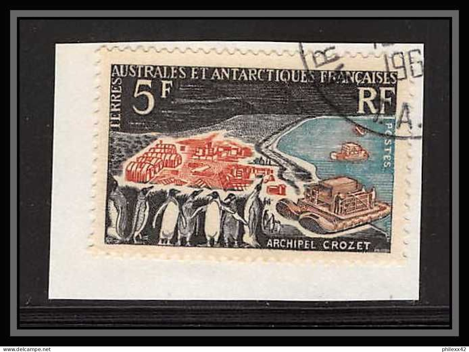 004 Taaf Terres Australes Antarctic N° 20 Oblitéré Archipel Crozets Cote 50 Euros - Oblitérés