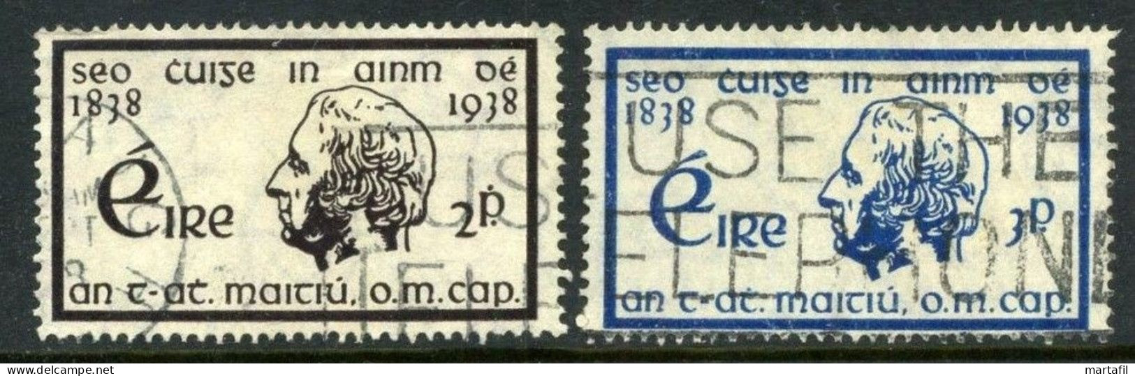 1938 IRLANDA Éire SERIE COMPLETA USATA - Used Stamps