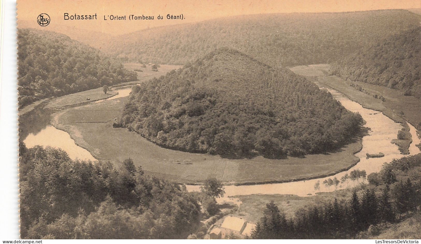 BELGIQUE - Botassart - L'Orient (Tombeau Du Géant) - Fleuve - Vue Panoramique - Carte Postale Ancienne - Bouillon