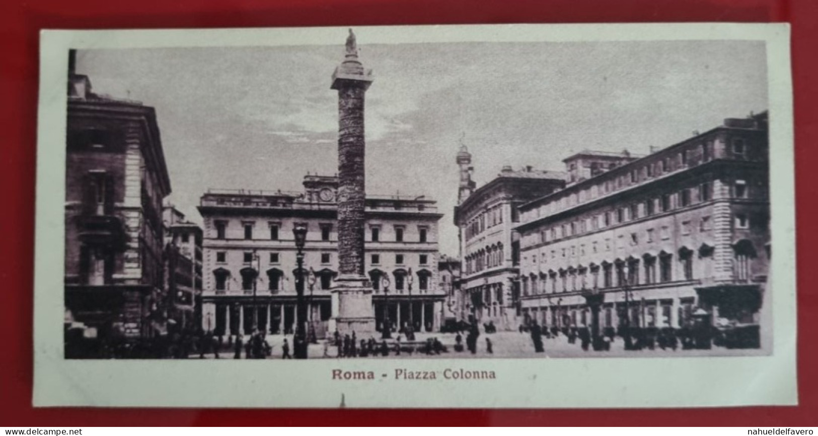 Carta Postale Non Circulée - 14 Cm X 7 Cm - ITALIA - ROMA - PIAZZA COLONNA - Piazze