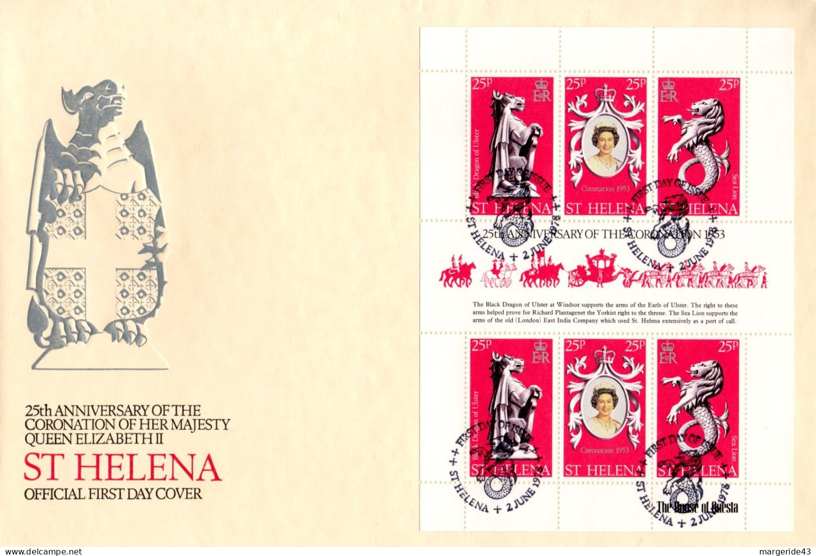 GB & COMMONWEALTH 19 FDC 25 COURONNEMENT ELIZABETH II - Mezclas (max 999 Sellos)