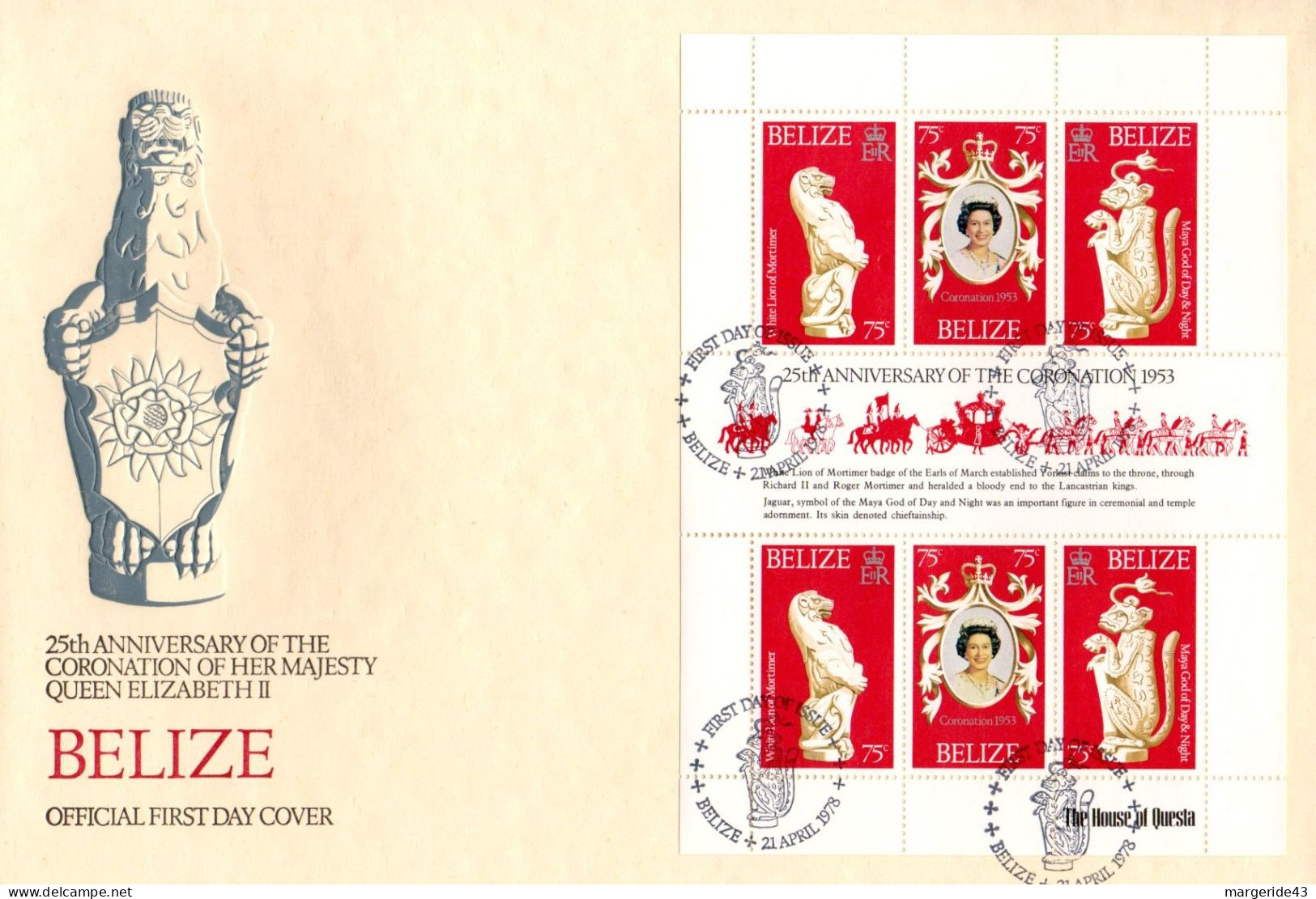 GB & COMMONWEALTH 19 FDC 25 COURONNEMENT ELIZABETH II