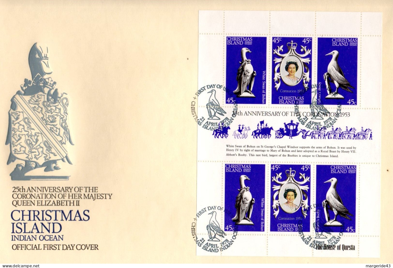 GB & COMMONWEALTH 19 FDC 25 COURONNEMENT ELIZABETH II