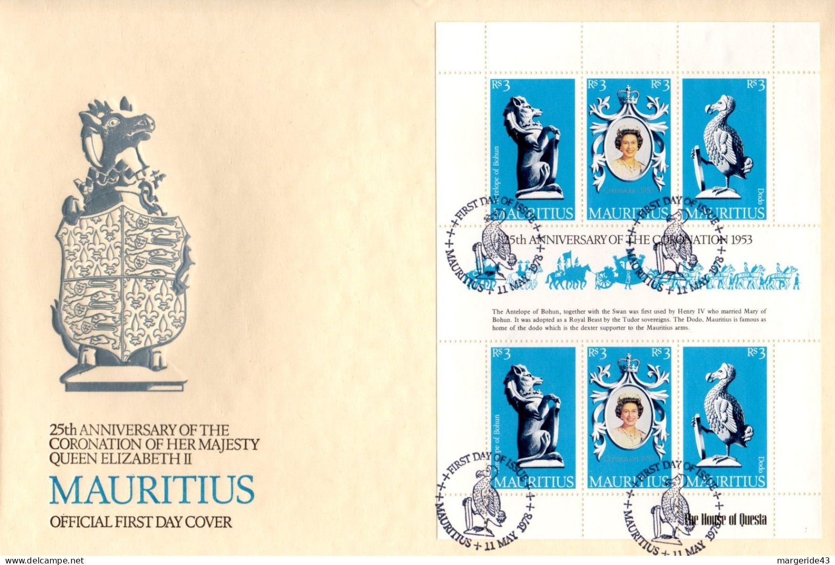 GB & COMMONWEALTH 19 FDC 25 COURONNEMENT ELIZABETH II