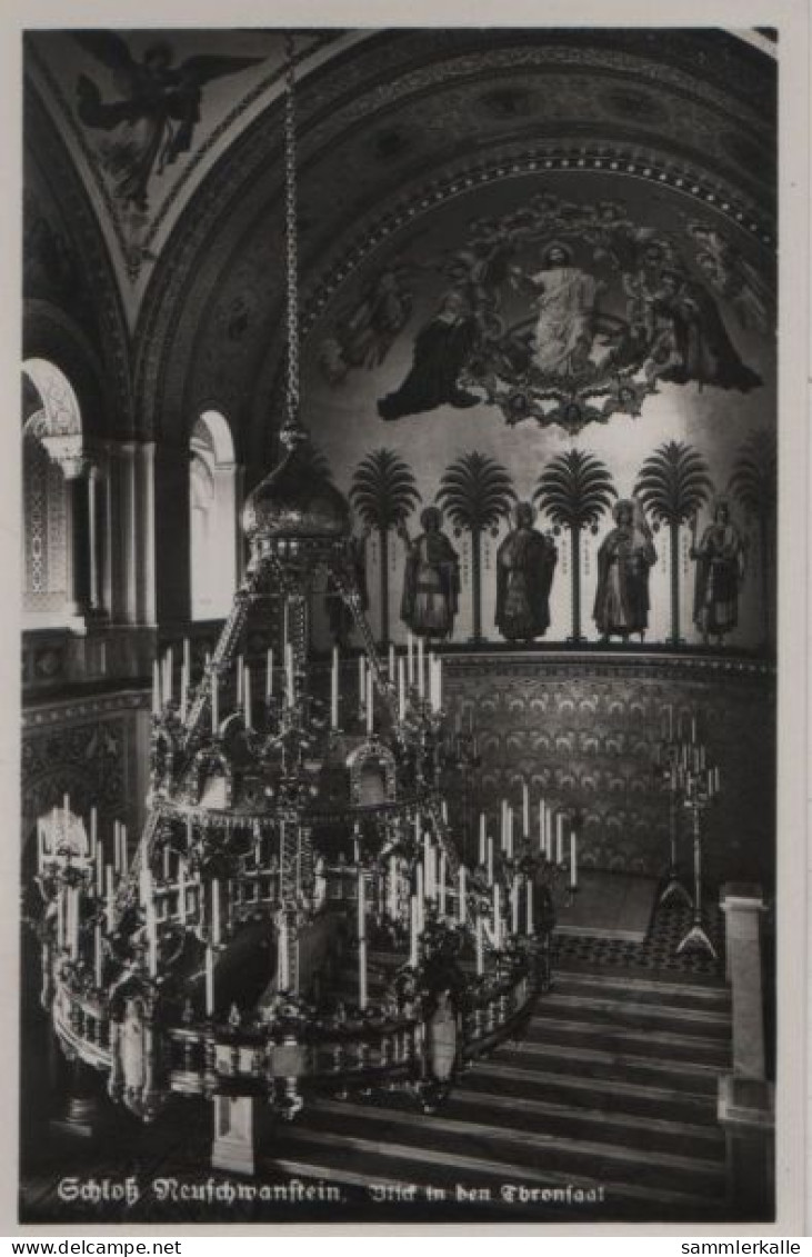 88166 - Schwangau Neuschwanstein - Blick In Den Thronsaal - Ca. 1955 - Fuessen