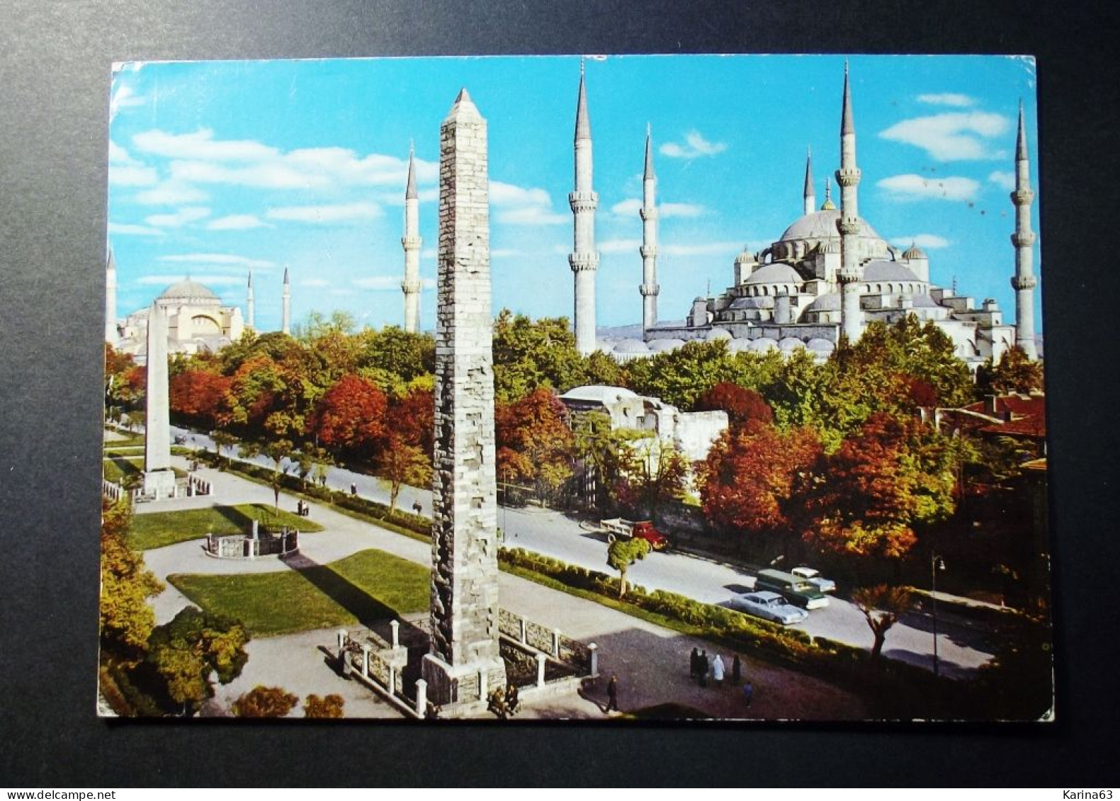 Turkiye - Turkey - Istanbul - Hippodrome - Blue Mosque - Mosquée Bleue - Used With Stamp/timbre 1987 - Türkei