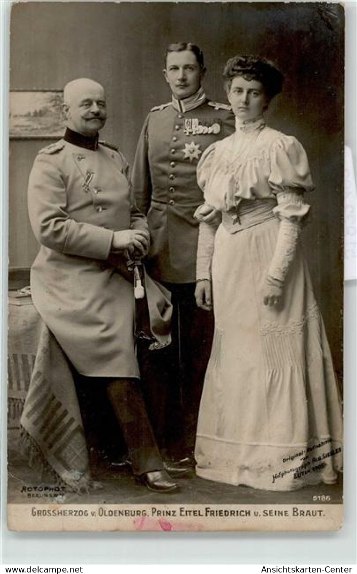 51922403 - Mit Seiner Frau Grossherzog Von Oldenburg - Royal Families